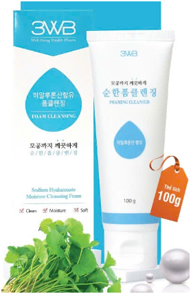 3WB Mild Foaming Cleanser Sữa Rửa Mặt Dịu Nhẹ 3WB